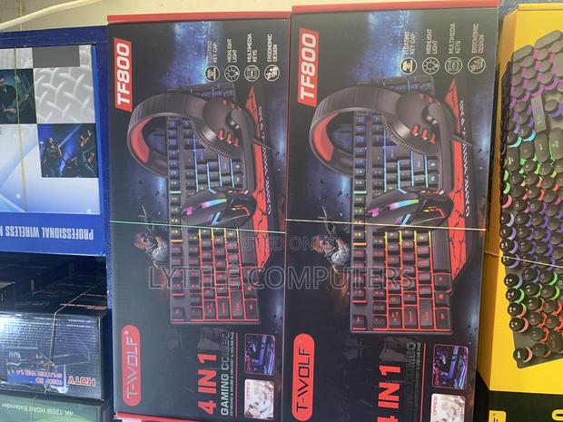 T-Wolf 4in1 Wired Gaming Keyboard Combo With Backlight · Photo 4