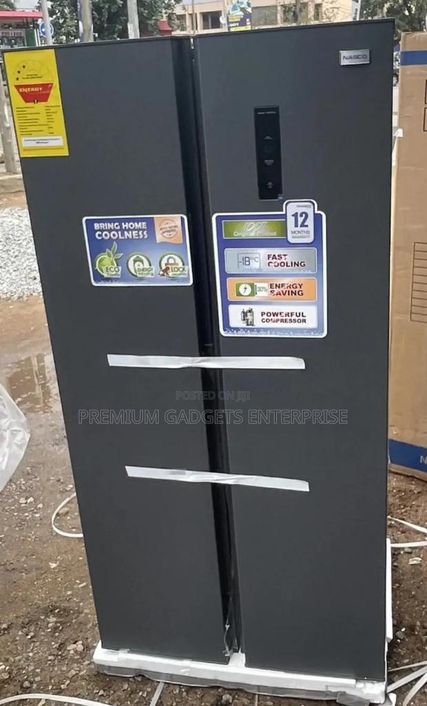 Nasco Frost Free 529ltr Black Side-by-side Fridge Nasf2-66.1