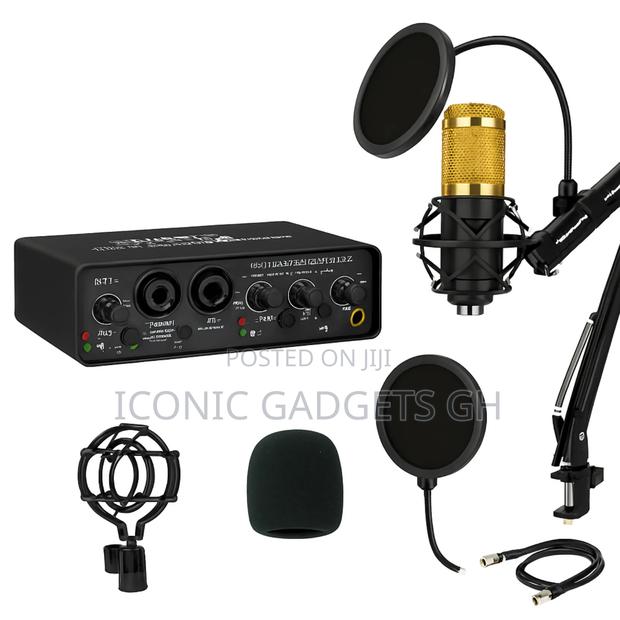 Studio-Ready Professional Sound Card and Mic Combo Deal