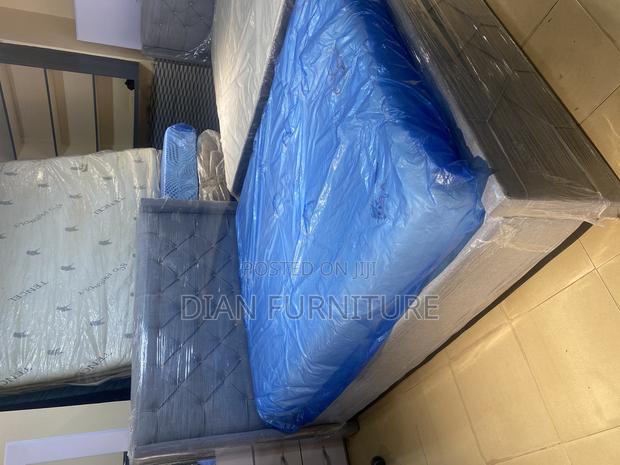 King Size Bed Frame With Mattress photo 3