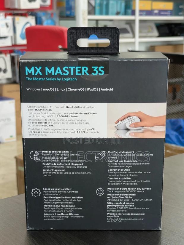 Logitech Mx Master 3s Wireless Mouse - White · Photo 4