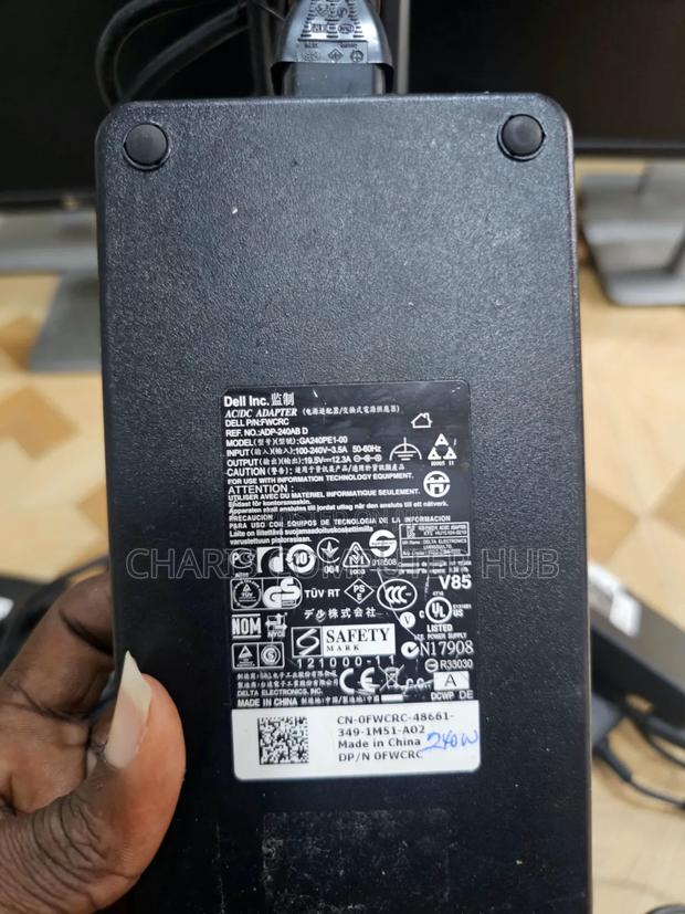 Original 240 Watts Home Used Dell Big Pin Charger photo 6