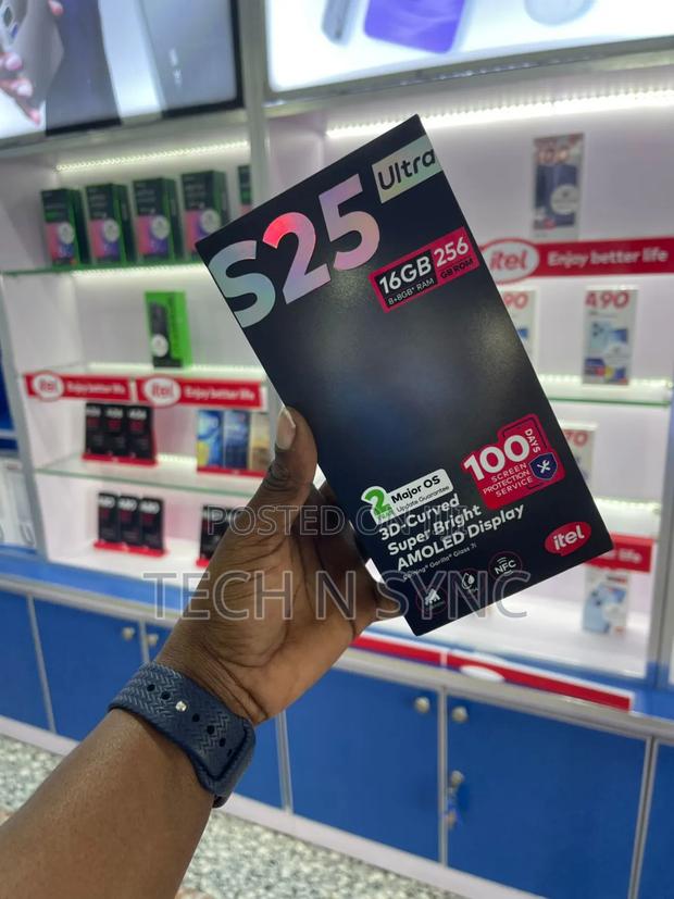 New Itel S25 Ultra 256 GB Silver