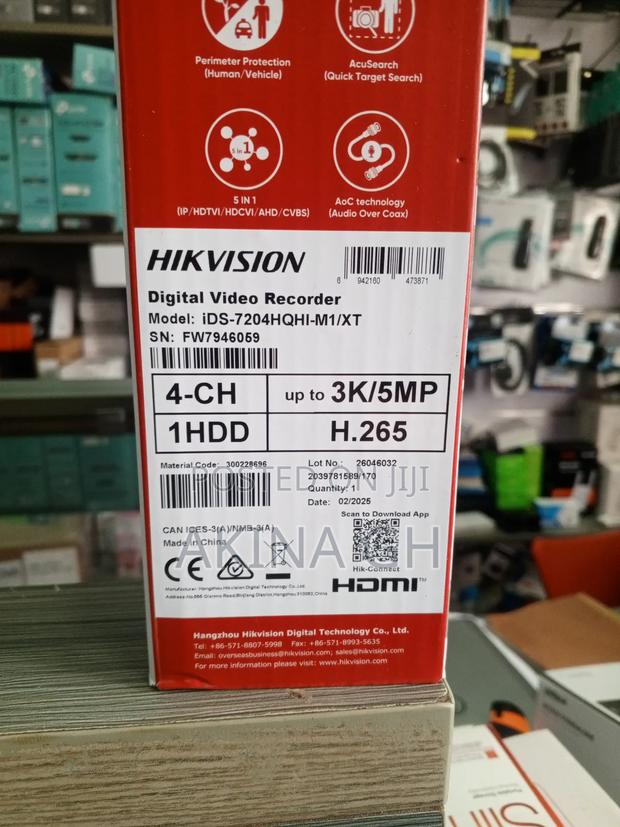 Hikvision 4ch Hybrid Acusense Ai DVR Ids-7204hqhi-M1/Xt · Photo 4