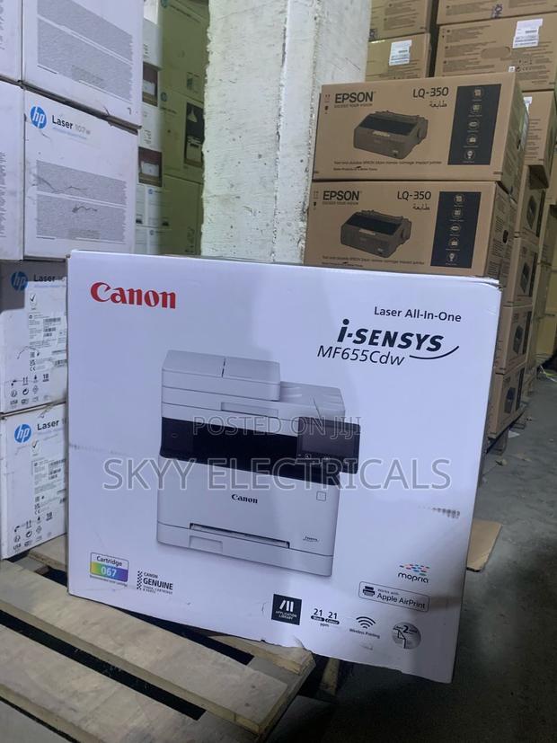 Canon I-sensys Mf655cdw All In One Color Laser Printer · Photo 2
