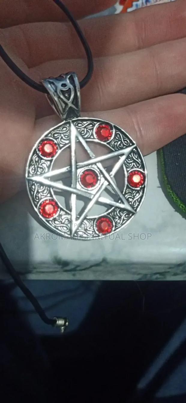 Celestial Star Pendant With Gemstones