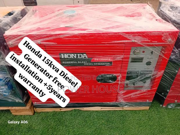 Setup Simplified Honda Diesel Generator 15kva Silent · Photo 2