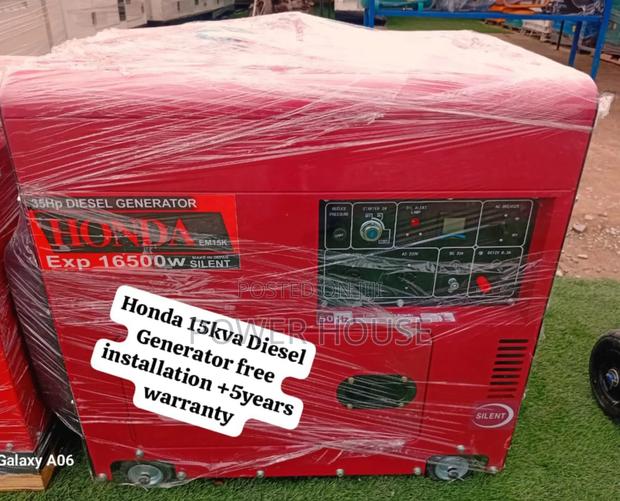Copper Coil Crusade Honda Diesel Generator 15kva Silent · Photo 2