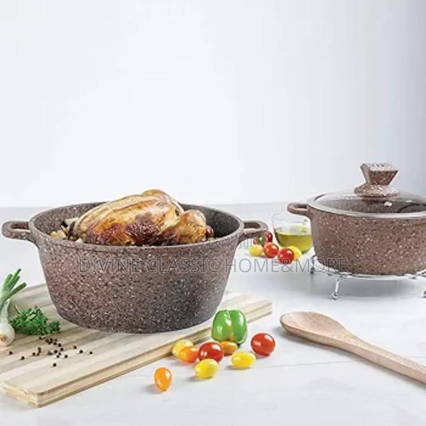 Sq Professional 10pcs Diecast Non-Stick Stockpot With Granite Effect photo 2
