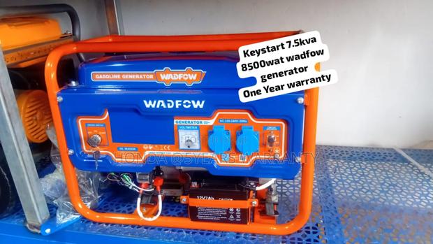 Wadfow Petrol Generator 7.5kva 8500watt Keystart · Photo 2