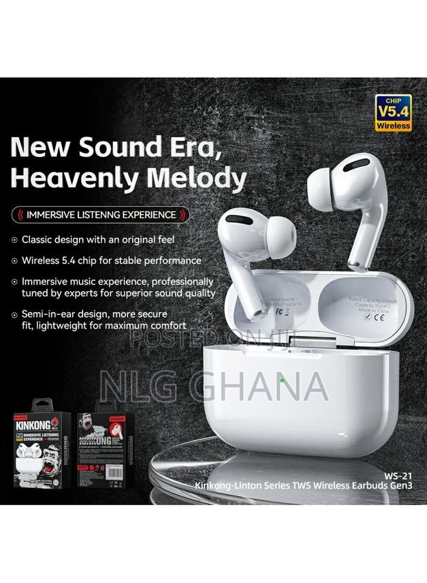 Kinkong-Linton Series TWS Wireless Earbuds. Tvx28368 photo 2