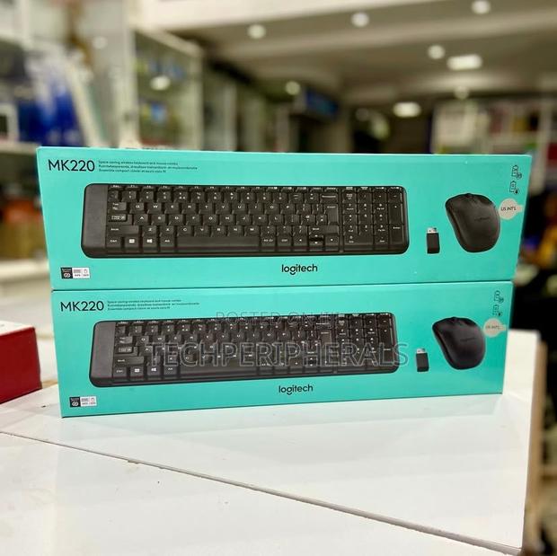 Wireless Original Logitech Mk220 Keyboard and Mouse Combo · Photo 4