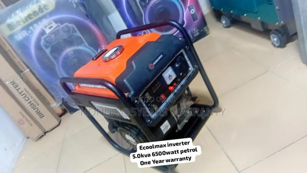 5.0kva Ecoolmax Inverter 6500watt Petrol Generator · Photo 2
