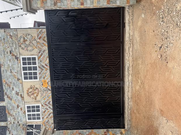 Sliding Gate With Small Door