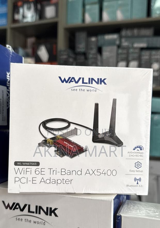 Wav-Link Wifi 6e Tri-Band Ax5400 Pci-E Adapter · Photo 4