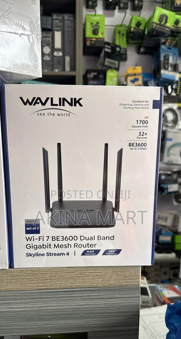 Wav-Link Be3600 Dual Band Gigabitmesh Router Skyline Stream 4 · Photo 4