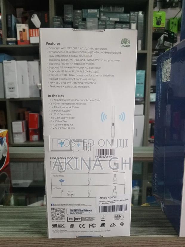 Wavink Ac600 Dual Band Outdoor Access Point Wl-Wn570ha1 · Photo 4