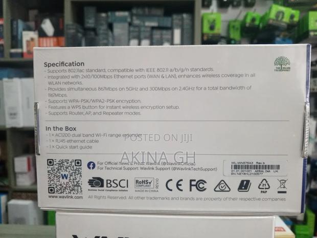 Wavlink Ac1200 Dual Band Wifi Range Extender Wl-Wn575a3 · Photo 4