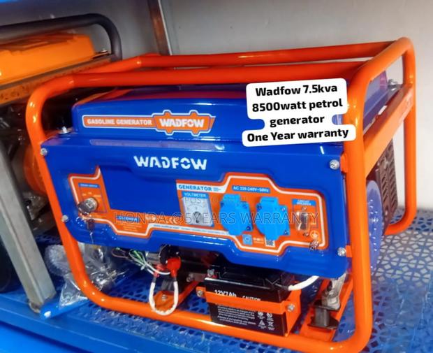Low Maintenance Wadfow 7.5kva Petrol Generator 8500watt · Photo 2