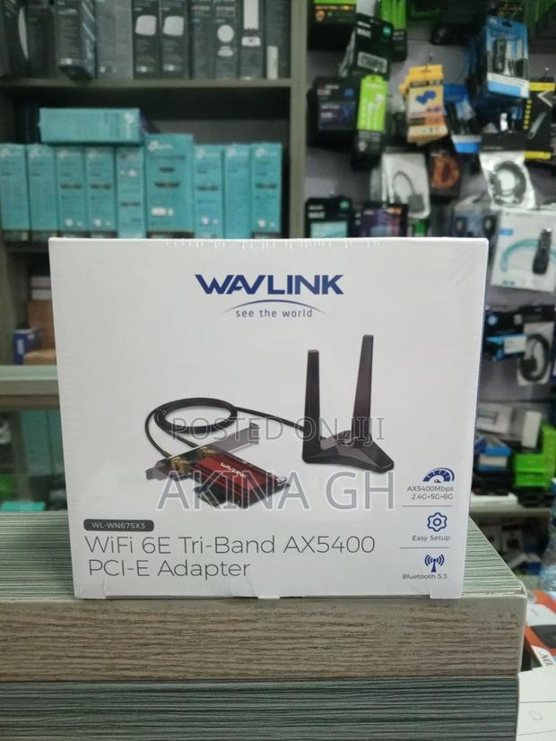 Wavlink Wi-Fi6 Tri-Band Ax5400 Pci-E Wifi Adapter With Bluetooth · Photo 3