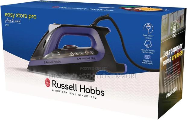 Russell Hobbs Easy Store Pro Plug Wind Steam Iron photo 4