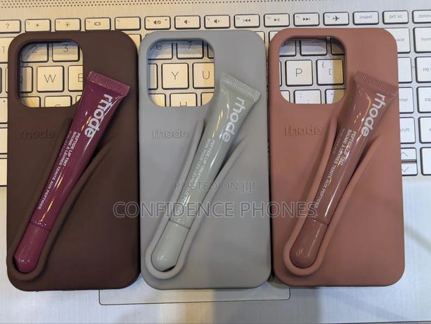 Silicone Case With Lipstick for 13pro,14pro,15pro 16plus