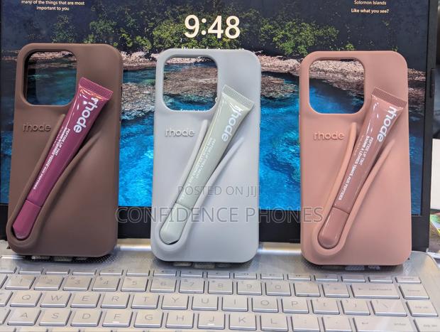 Silicone Case With Lipstick for 13pro,14pro,15pro 16plus