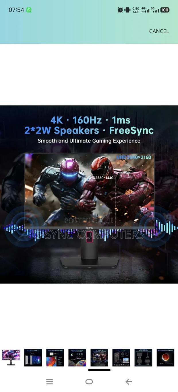 4k 160hz Miniled Ips 27" Monitor Typce C 90w photo 3