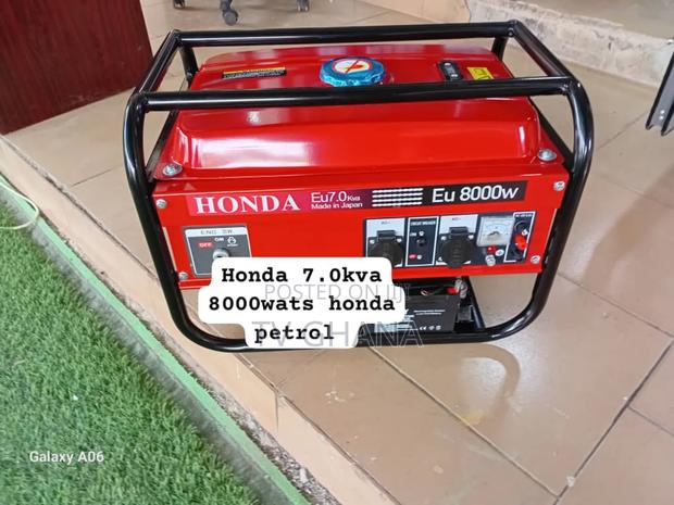 Power With Push 7.0 Petrol Generator 7.0 8000wats Honda Petrol · Photo 2