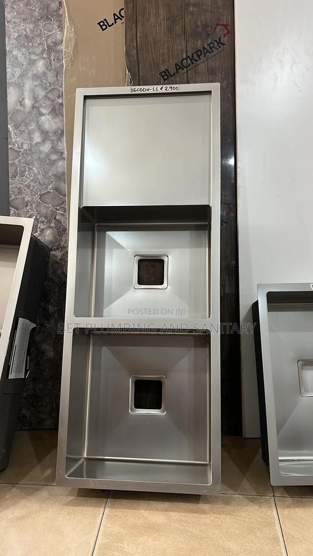 Double Bowl Cabinet Sink(Two Bowl) With Tap and One Arm(Complete) · Photo 3
