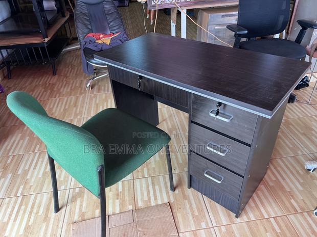 1m Table With Drawers And A Used Chair