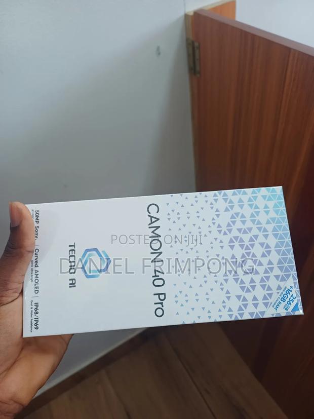 New Tecno Camon 40 Pro 256 GB Black