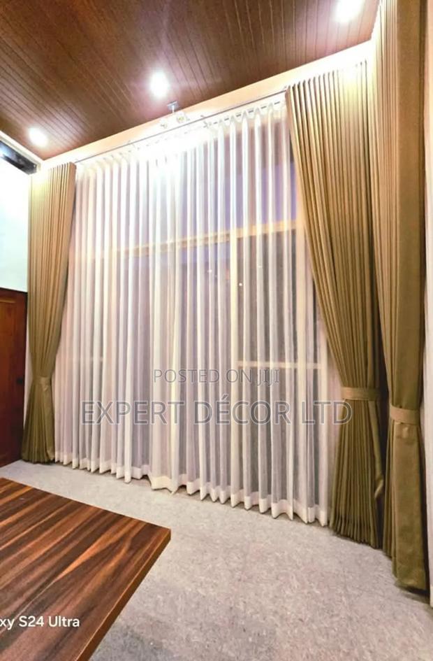 Beautiful Curtains Drapes Installed at Nungua