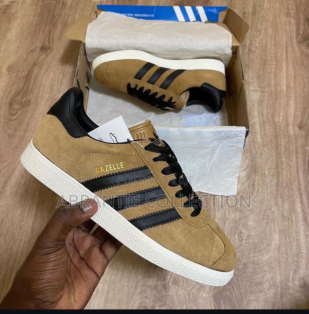 Authentic Adidas Gazelle Brown/White/Black · Photo 3