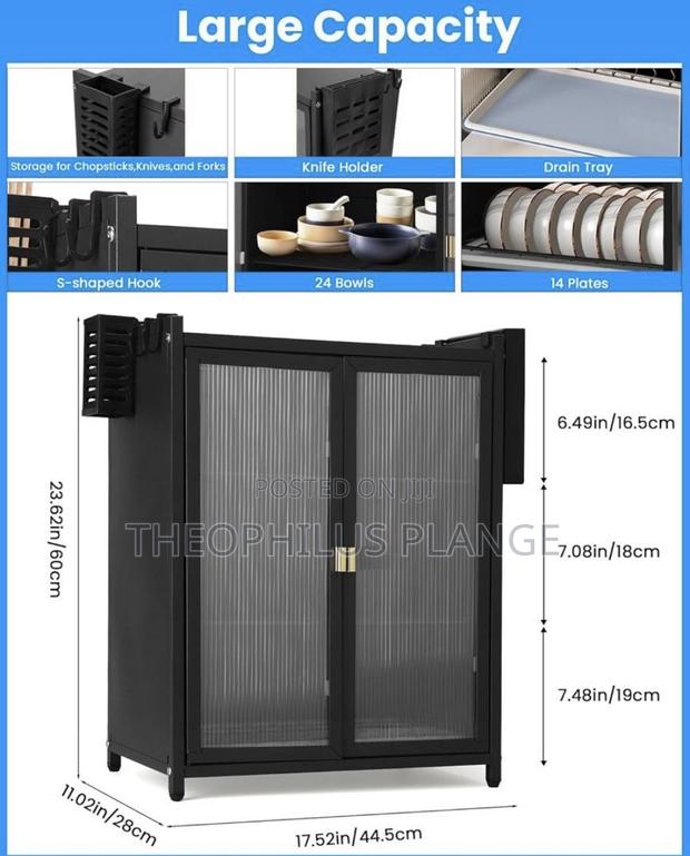 Kitchen Storage Rack With Doors · Photo 4
