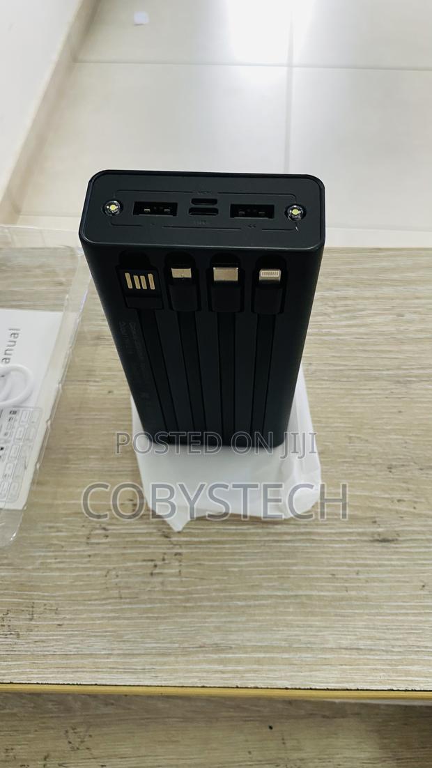 4-in-1 Cables Solar Power Bank - 30,000 Mah photo 2