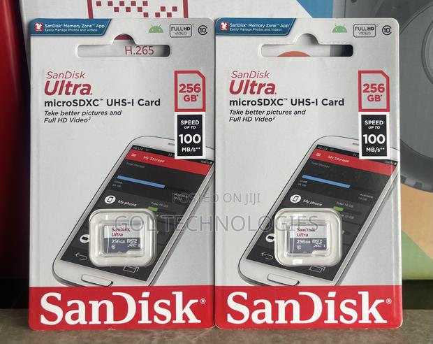 Micro Sd Card 256gb Sandisk Ultra Speed Up Tp 100 Mb/S · Photo 3