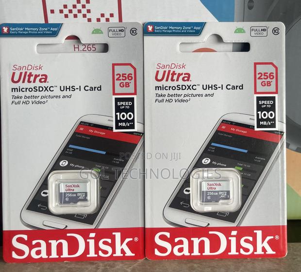 Micro Sd Card 256gb Sandisk Ultra Speed Up Tp 100 Mb/S · Photo 4