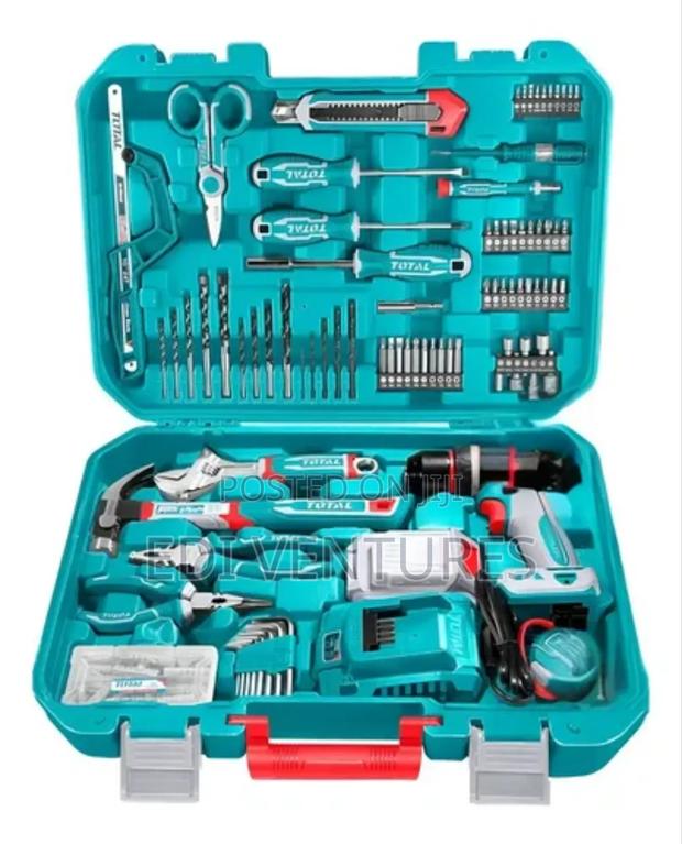 Total 165 PCS Tools Set (Cordless Drill and Tools) photo 2