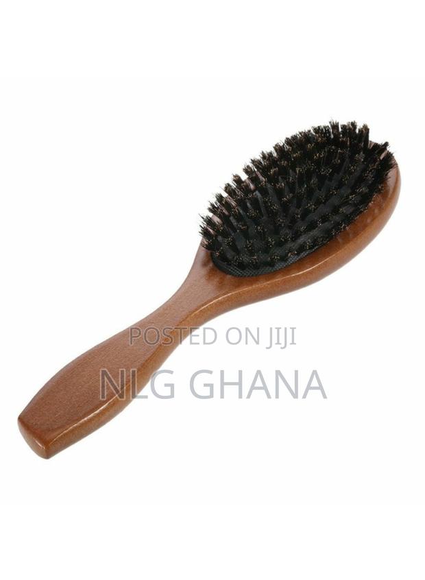 Natural Boar Bristle Hair Brush Anti-Static Scalp. Tvx27784 · Photo 1