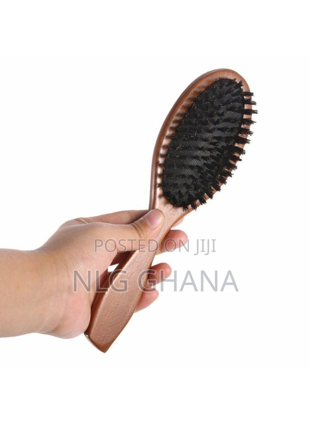 Natural Boar Bristle Hair Brush Anti-Static Scalp. Tvx27784 · Photo 2