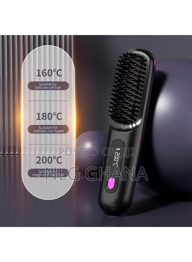 Wireless Usb Rechargeable Hair Straightening Comb. Ghx6197 · Photo 2