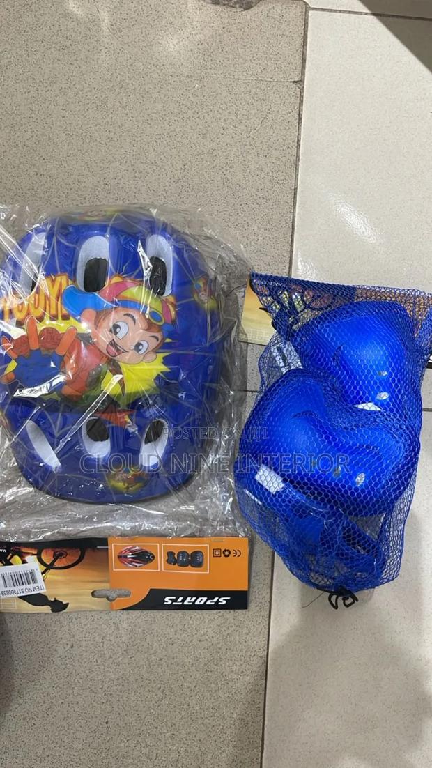Kids Helmet With Knee and Elbow Gear