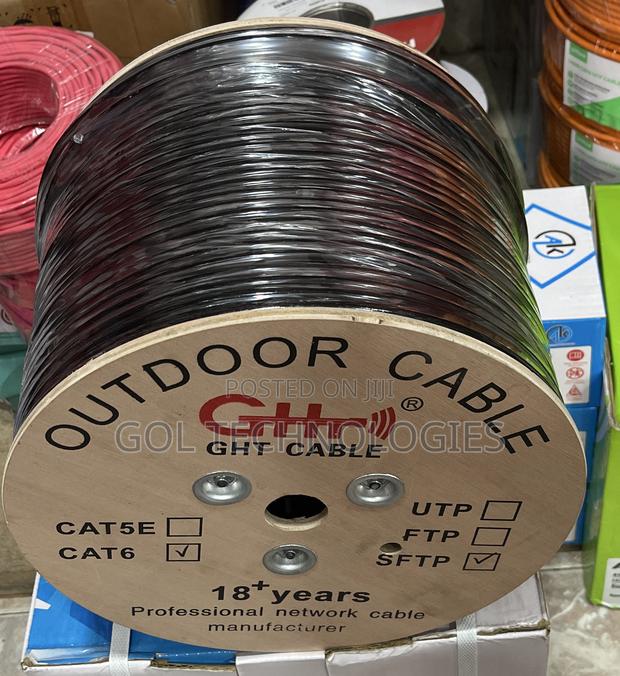 Cat6 Outdoor 305m GHT Double Coated SFTP Network Cable · Photo 4