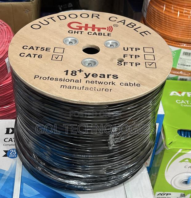 Cat6 Outdoor 305m GHT Double Coated SFTP Network Cable · Photo 3
