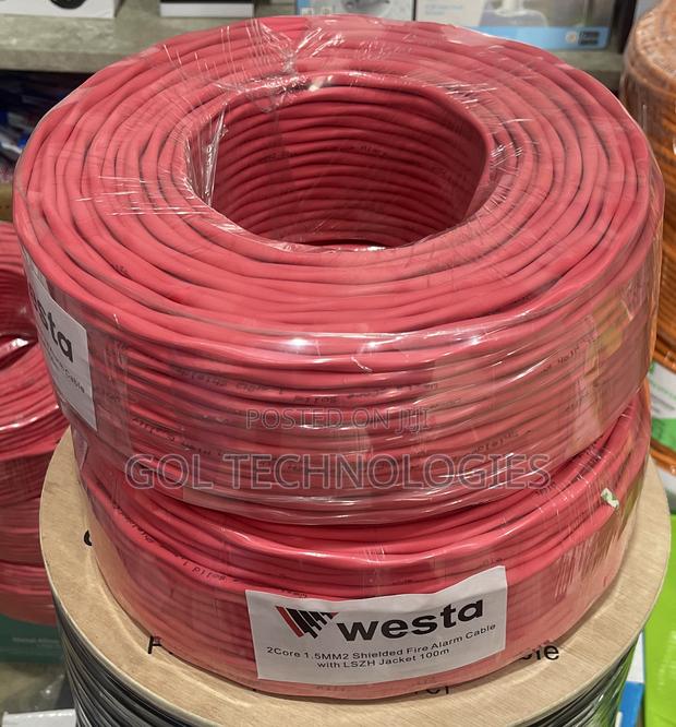 Fire Alarm Cable 100m 2core 1.5mm2 Shielded With LSZH · Photo 3