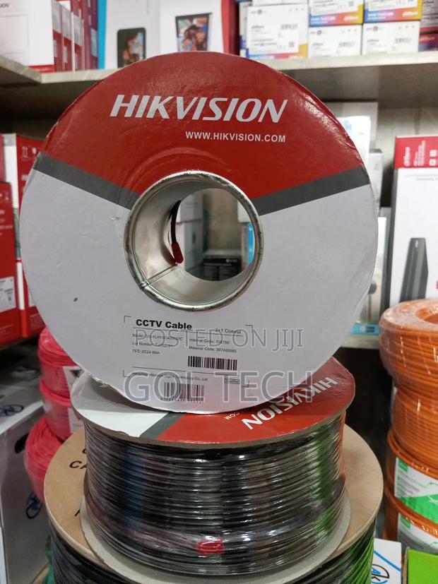 Hikvision Rg59 100m With Power CCTV Cable Full Copper Coaxial photo 2