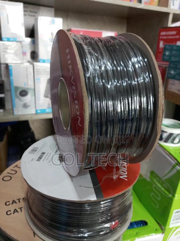 Hikvision Rg59 100m With Power CCTV Cable Full Copper Coaxial photo 3