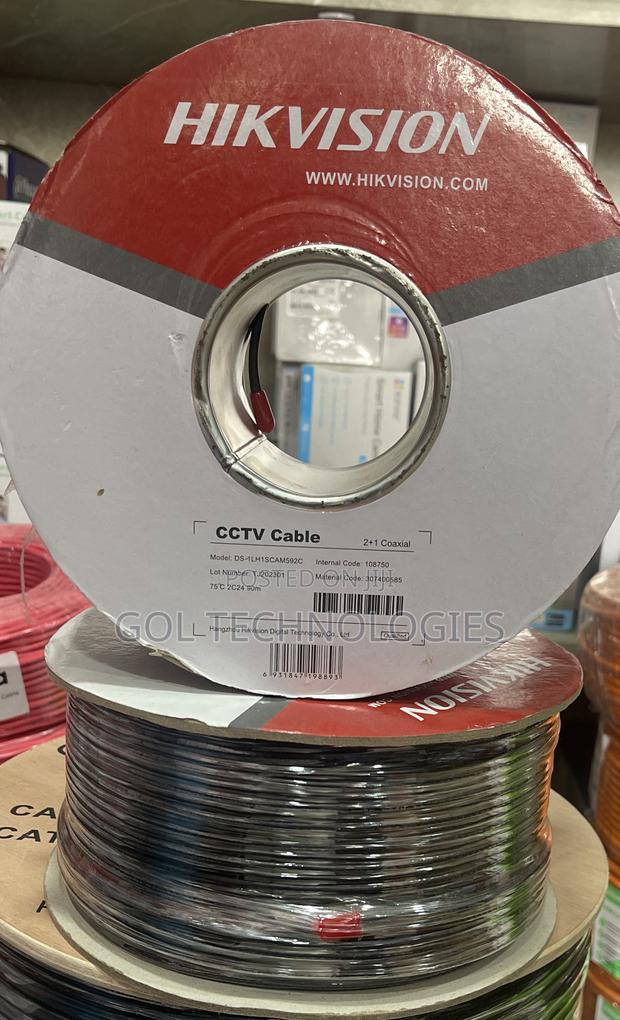 Hikvision Coaxial Cable With Power Rg59 100m CCTV Cable Full Copper · Photo 3