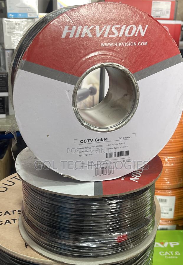 Hikvision Coaxial Cable With Power Rg59 100m CCTV Cable Full Copper · Photo 4